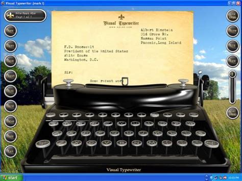 free online virtual typewriter.